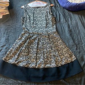 Closet London gold jacquard dress